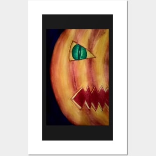 Evil jack o lantern Posters and Art